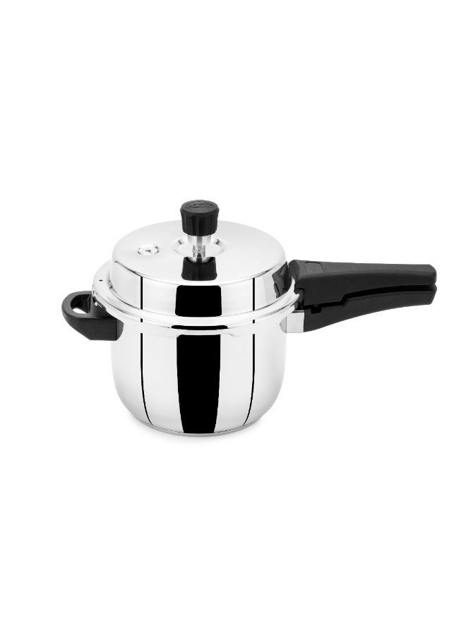 DELCASA 3Liters Stainless Steel Pressure Cooker silver - Image 2